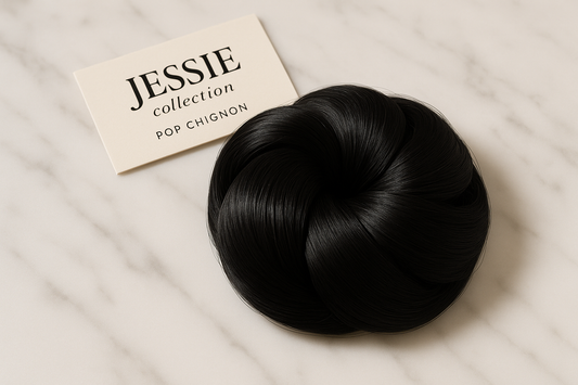 Image 1: Produit premium - Chignon noir Jessie collection