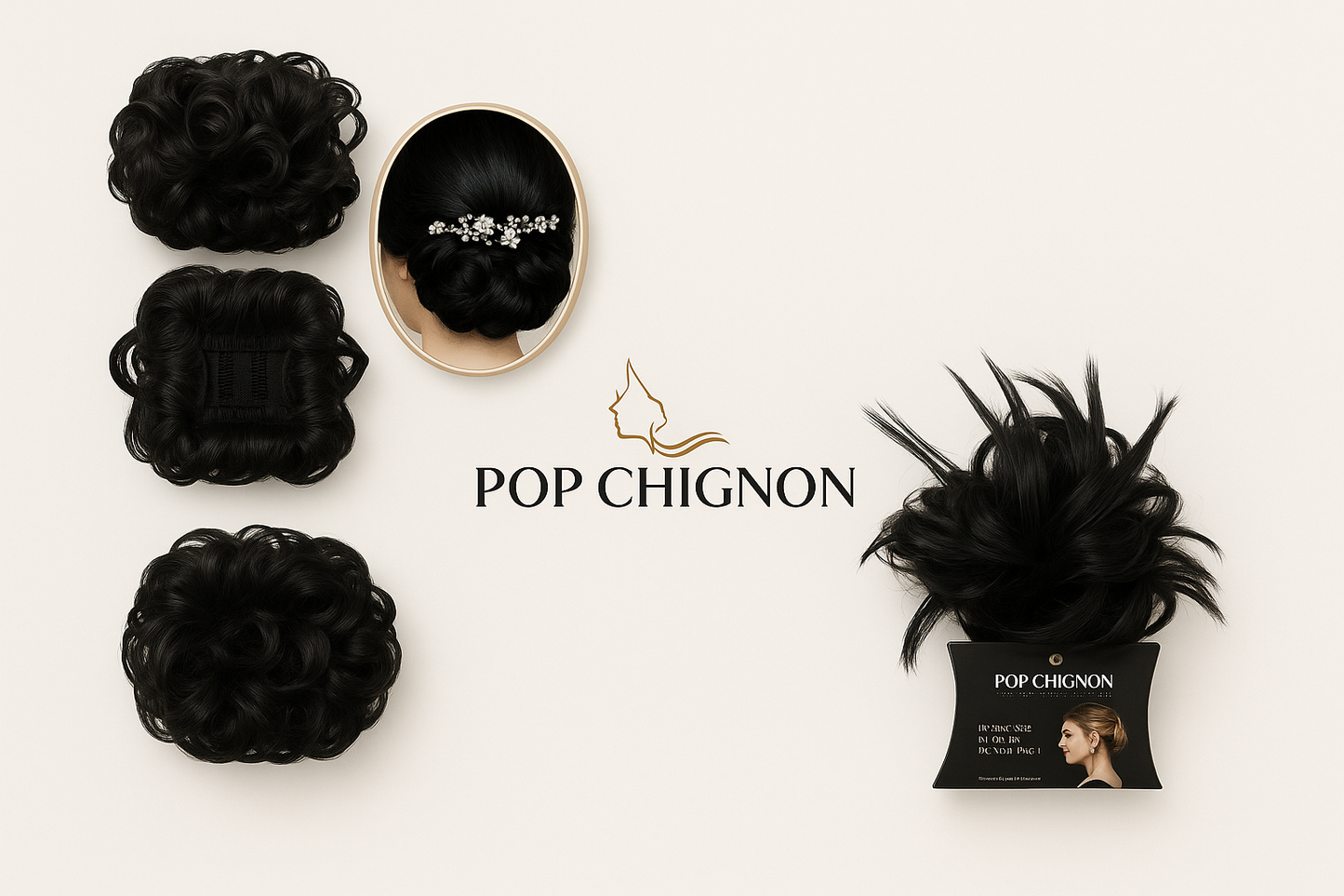 Image 1: Produit professionnel avec logo - Couleurs noires authentiques