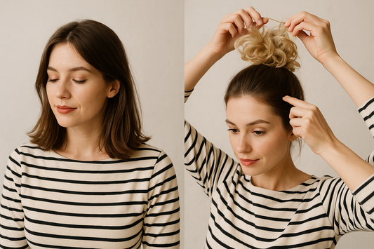 Image 2: Lifestyle - Transformation rapide messy bun
