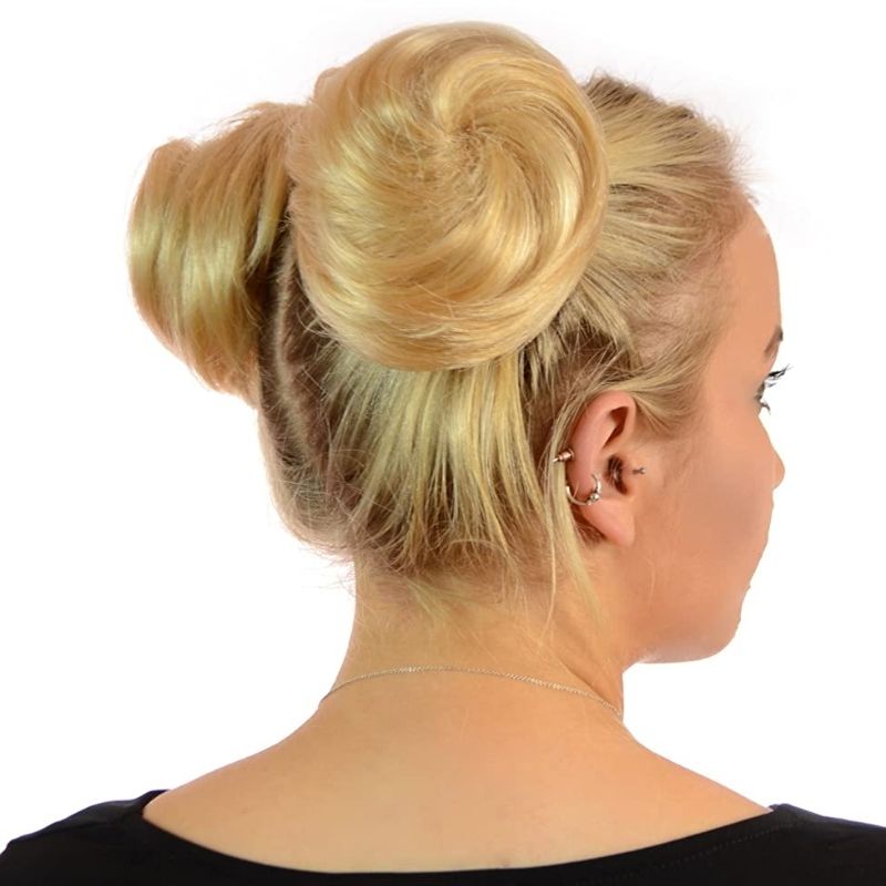Faux chignon bun +postiche chignon bun heather