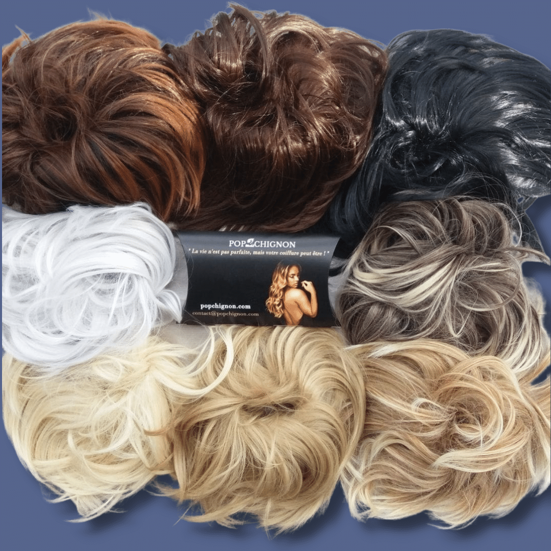 Faux chignon chouchou cheveux | Pop Chignon
