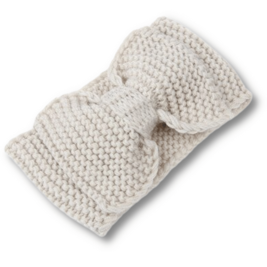 Bandeau Cheveux blanc Crochet