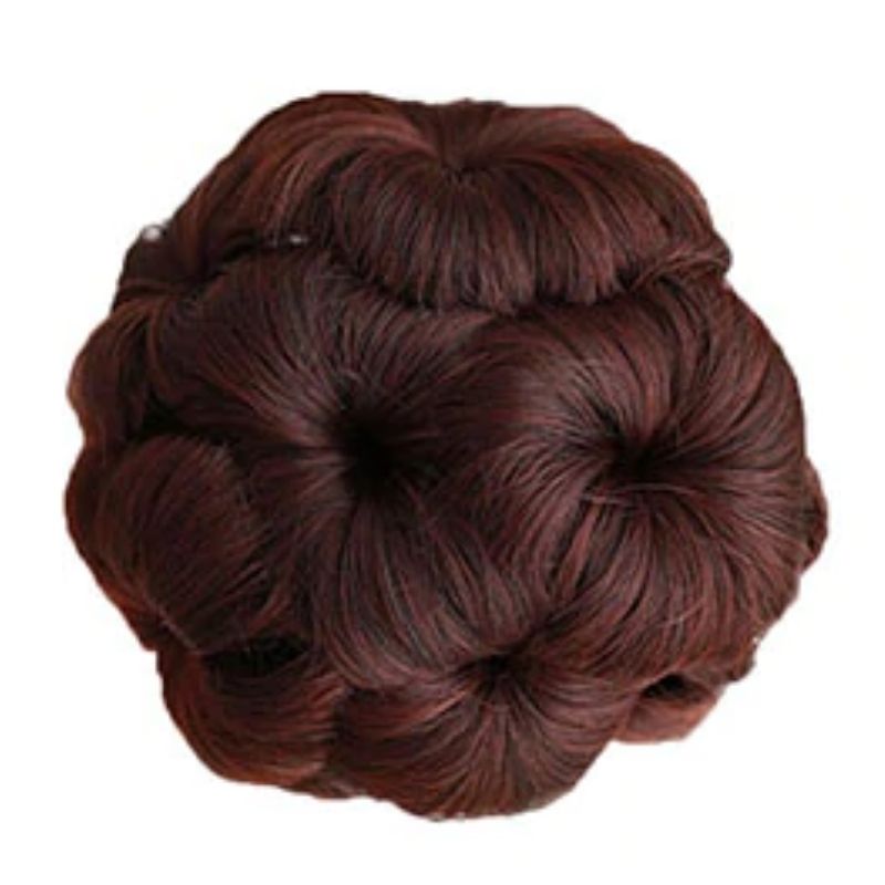 perruque auburn pour chignon