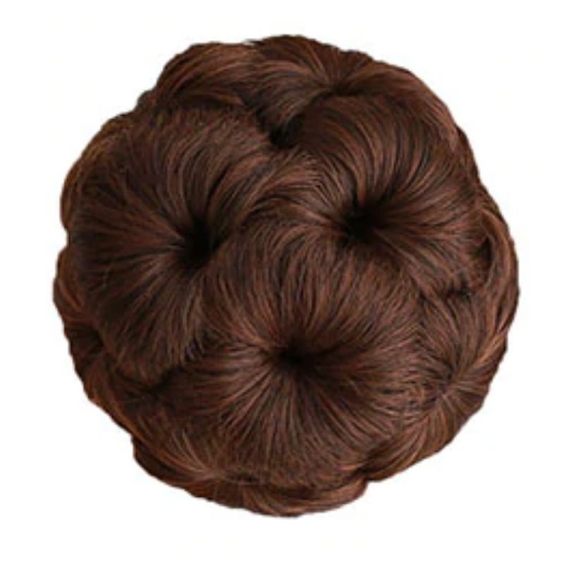 perruque chatain pour chignon