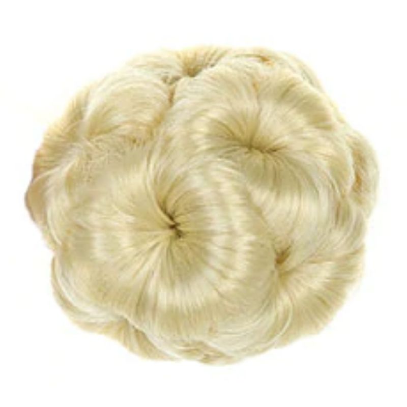 Perruque blanche pour chignon