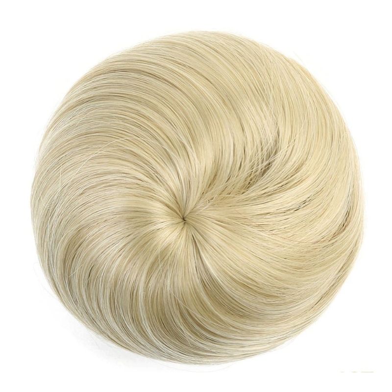 postiche chignon blonde