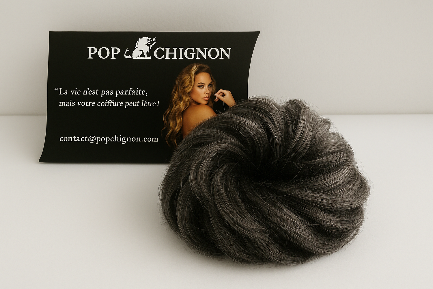 Image 1: Produit professionnel avec logo - Couleurs gris foncé authentiques