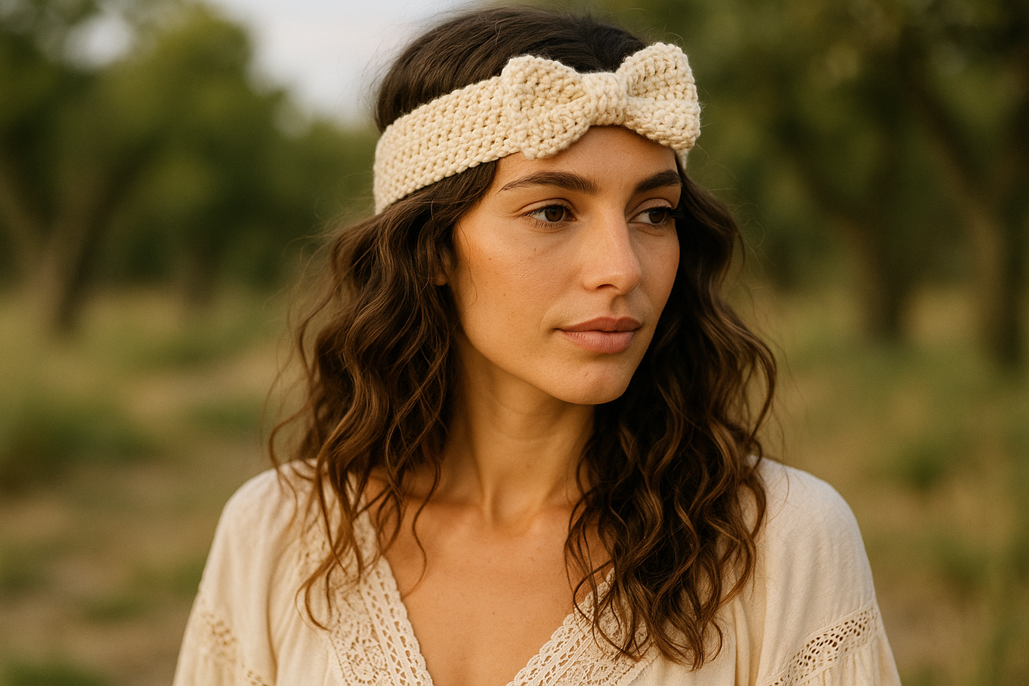 Image 2: Lifestyle - Femme bohème portant le bandeau