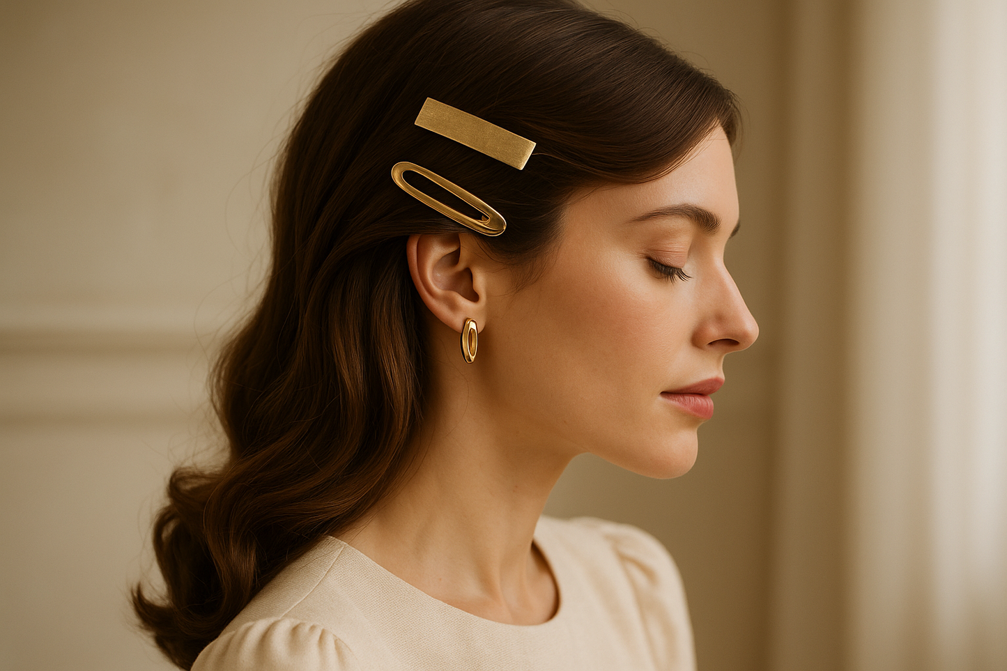 Lifestyle - Femme portant les barrettes