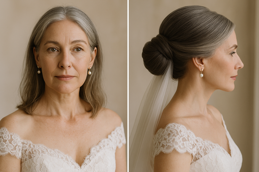 Image 2: Lifestyle - Mariée élégante avec coiffure sophistiquée