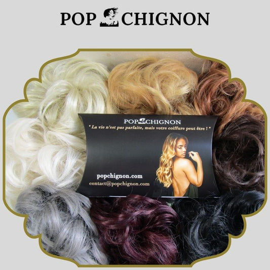 Élastique Chignon Faux Cheveux