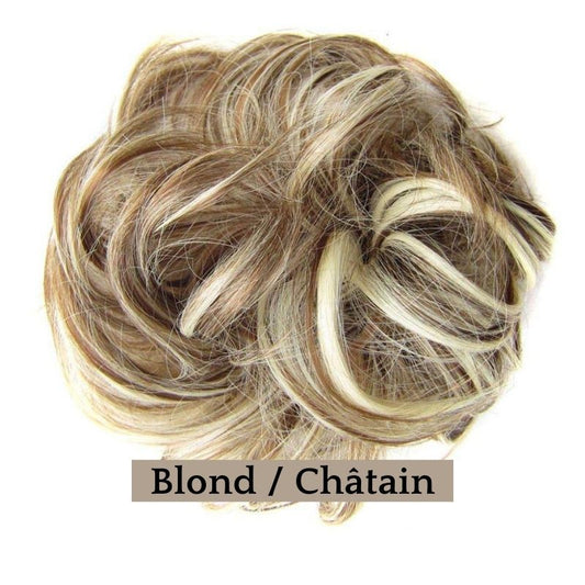 Élastique Chignon Faux Cheveux