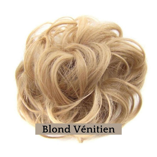 Chignon Faux Cheveux Blond | Pop Chignon