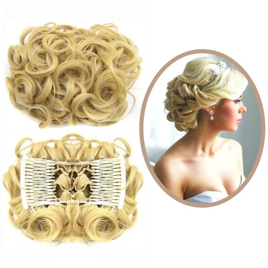 Postiche Blond avec clips | Pop Chignon