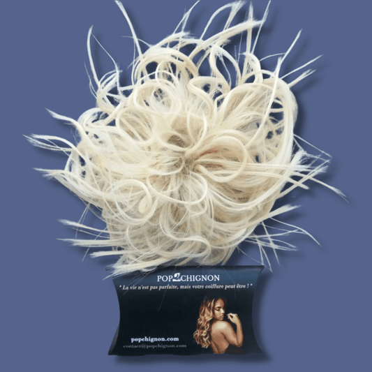 Faux chignon blond | Faux Chignon Flou | Pop Chignon