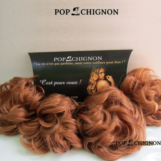 Faux chignon roux
