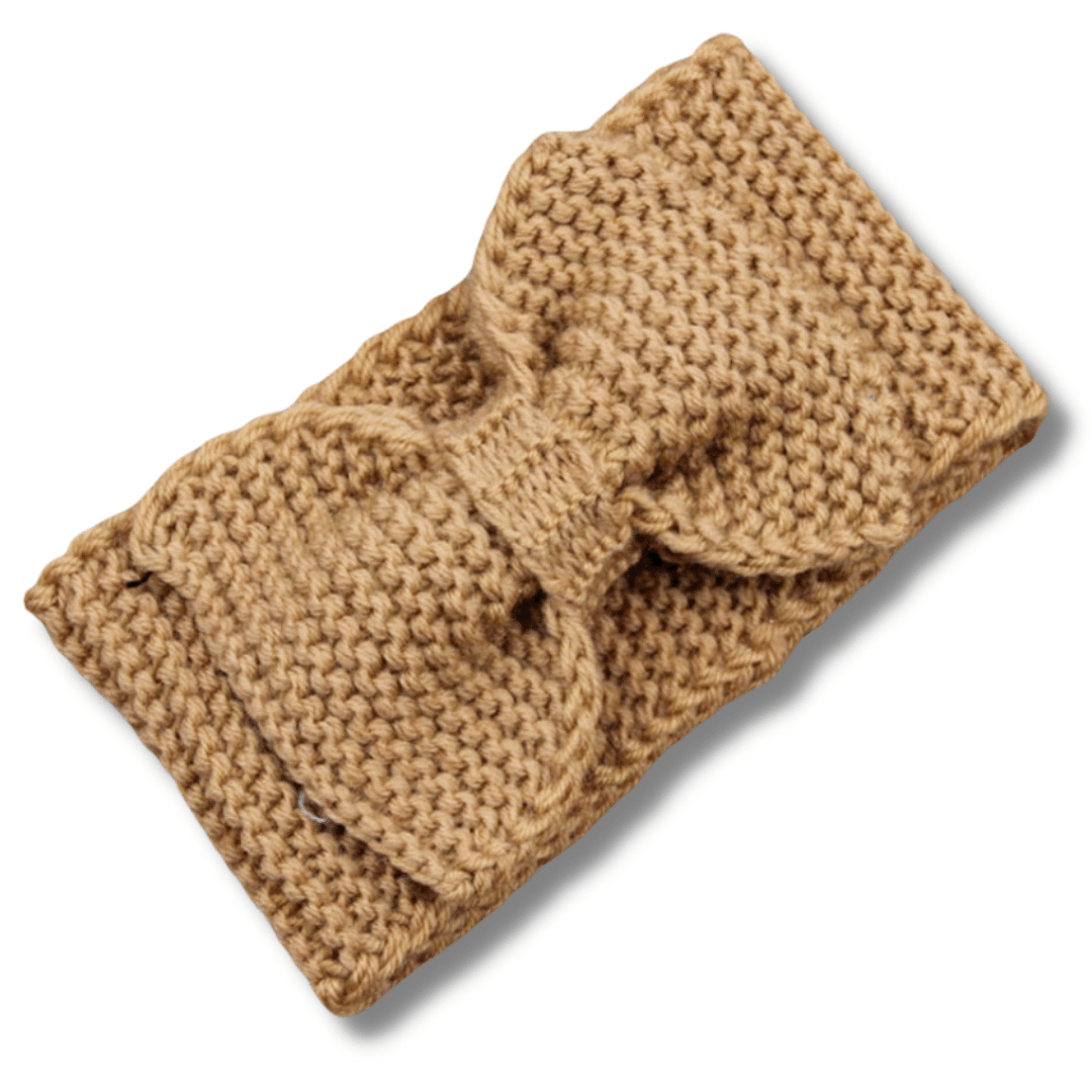 Bandeau Cheveux beige Crochet