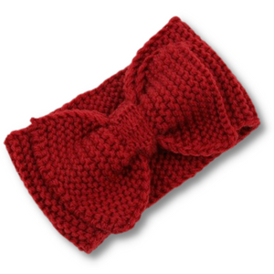Bandeau Cheveux rouge Crochet 