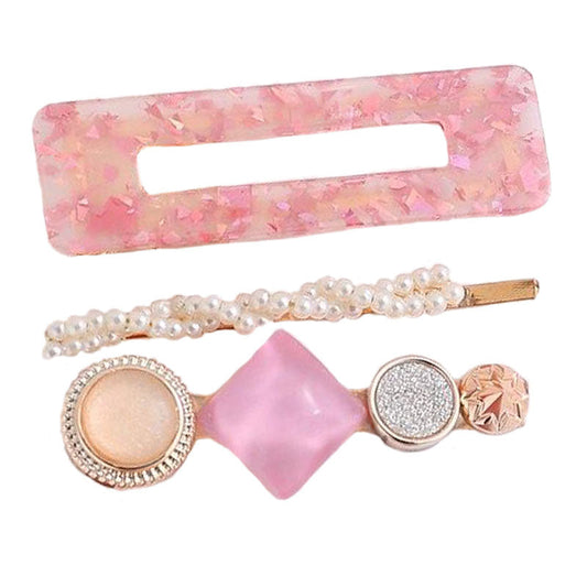 Barrettes Roses Fantaisie - Accessoires Cheveux Romantiques Chic