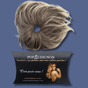 Chouchou faux chignon blond méché | Pop Chignon