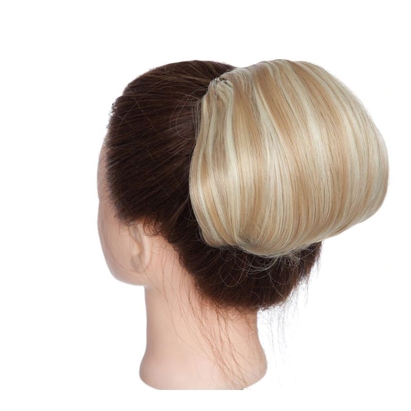 extension blonde pour chignon | postiche chignon