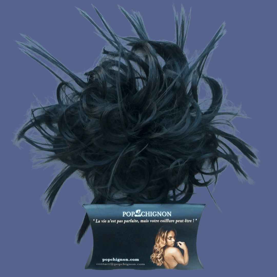 Faux chignon noir | Pop Chignon